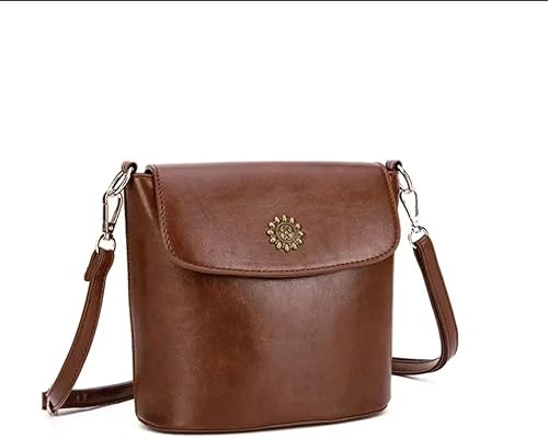Borsa a secchiello, borsa a tracolla retrò da donna, graziosa borsetta a tracolla piccola per uscite informali