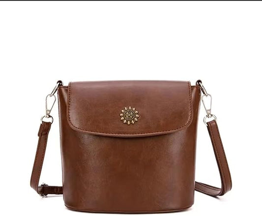 Borsa a secchiello, borsa a tracolla retrò da donna, graziosa borsetta a tracolla piccola per uscite informali